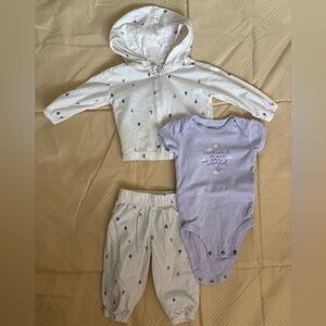 Hot Air Balloon Hooded Set